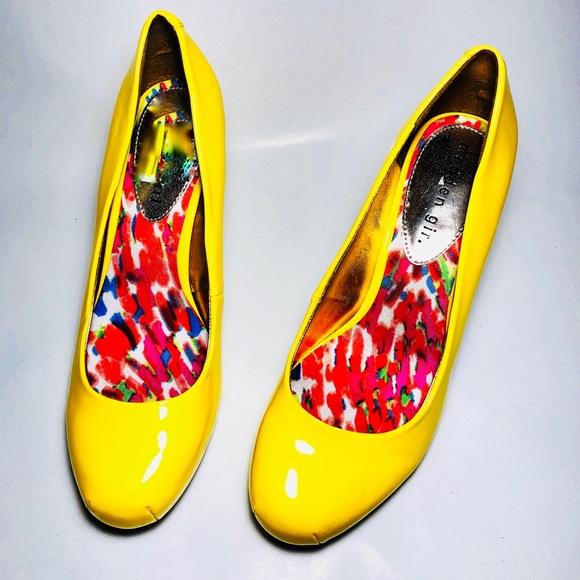 Madden Girl Shoes - Yellow Patent Pump by MADDEN GIRL “GETTA” …